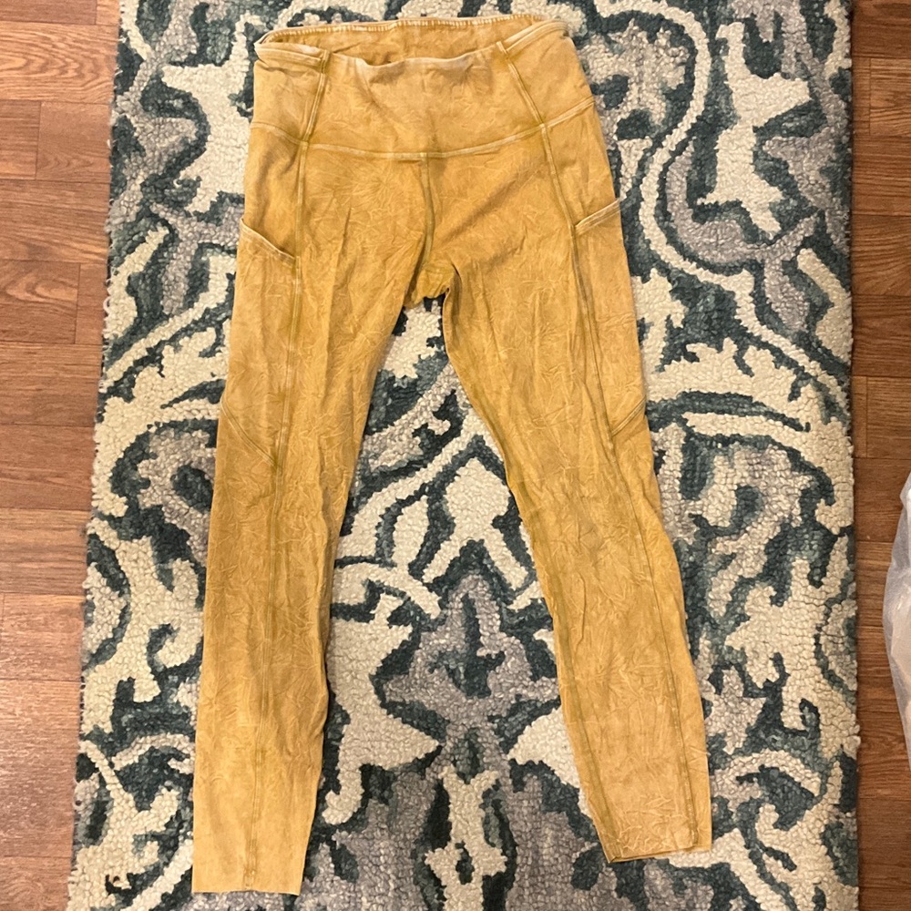 lululemon athletica Yellow Leggings